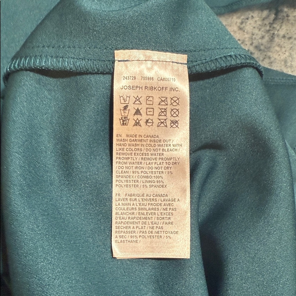 Joseph Ribkoff Mesh Mermaid Evening Dress, Twilight - Picture 9 of 9